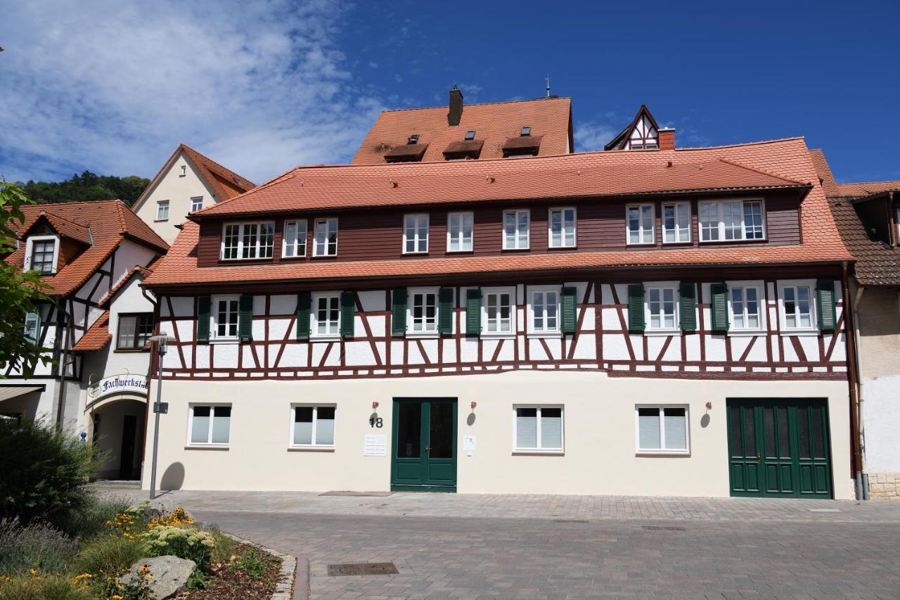 Das Schiefe Haus- Wohnung "Nibelungen" Heppenheim  Exteriér fotografie